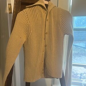 Men's Beige Knit Sweater